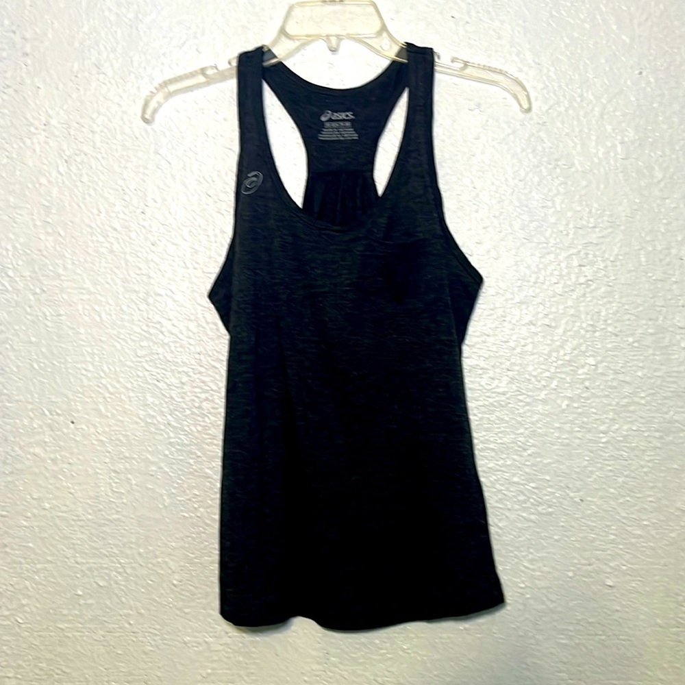 Asics dark gray motion dry tank top size XS